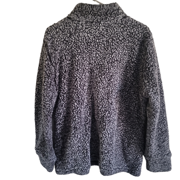Weatherproof Fuzzy Long Sleeve Pullover Fleece Quarter Zip woman's xlarge warm - Picture 2 of 4